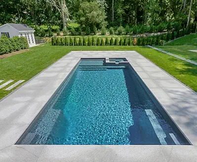 Graphte grey pool color from Leisure Pools