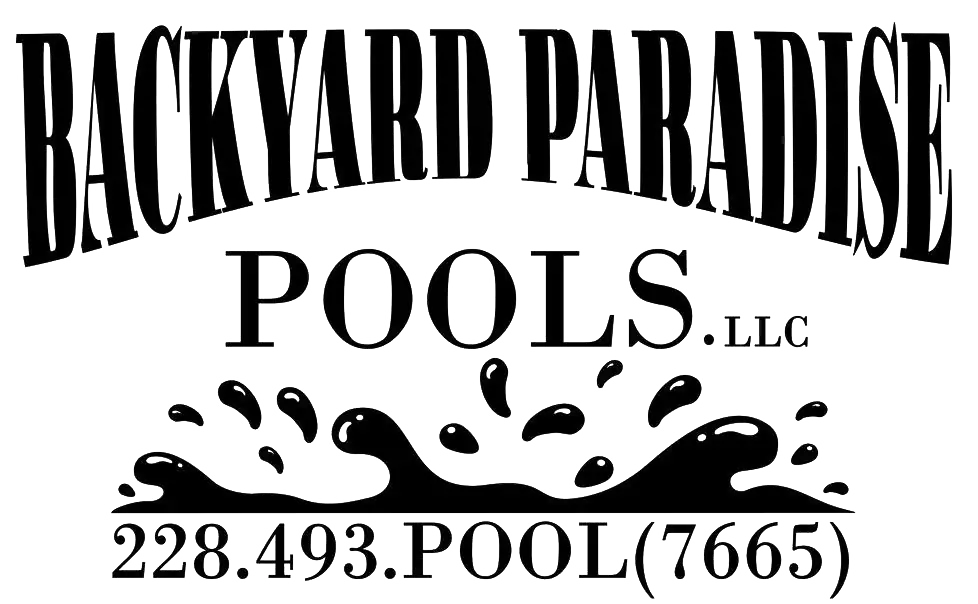 Logo of Backyard Paradise Pools, pool builders in the Mississippi Gulf Coast region