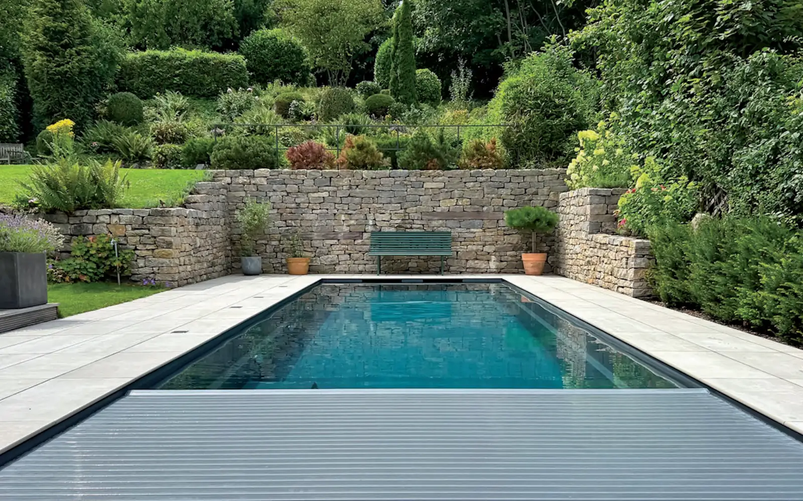 Vanishing integrated pool covers from Leisure Pools